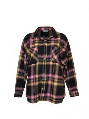 Rip Curl Plaid Flannel Shirt Jacket Women’s Large